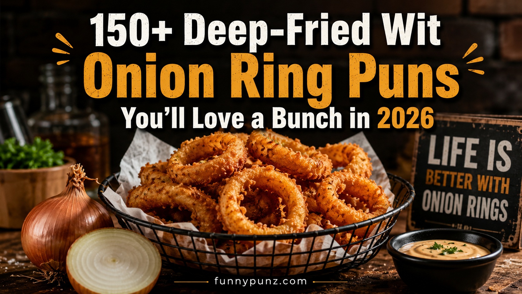 Deep-Fried Wit Onion Ring Puns