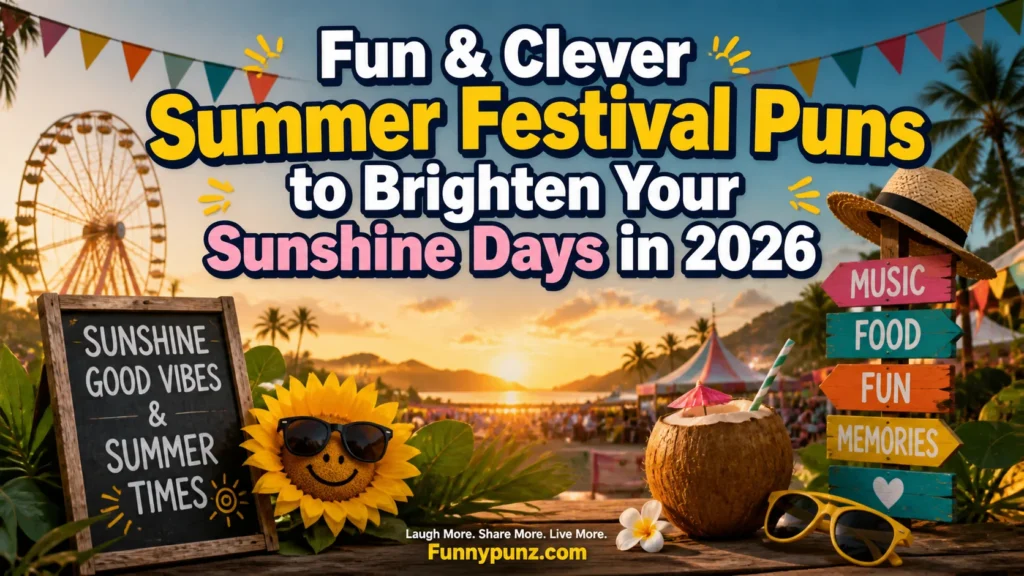 Fun & Clever Summer Festival Puns