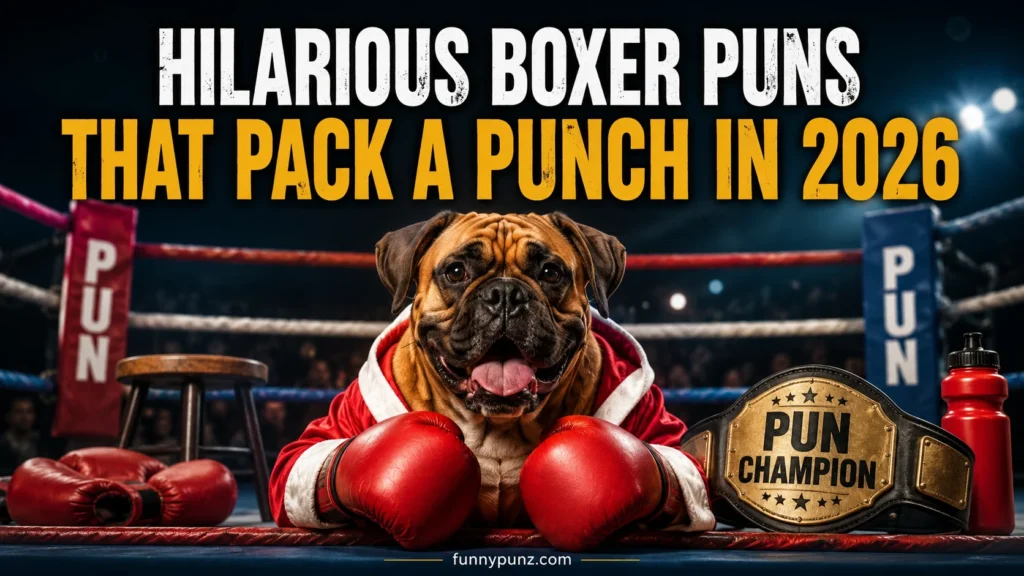 Hilarious Boxer Puns