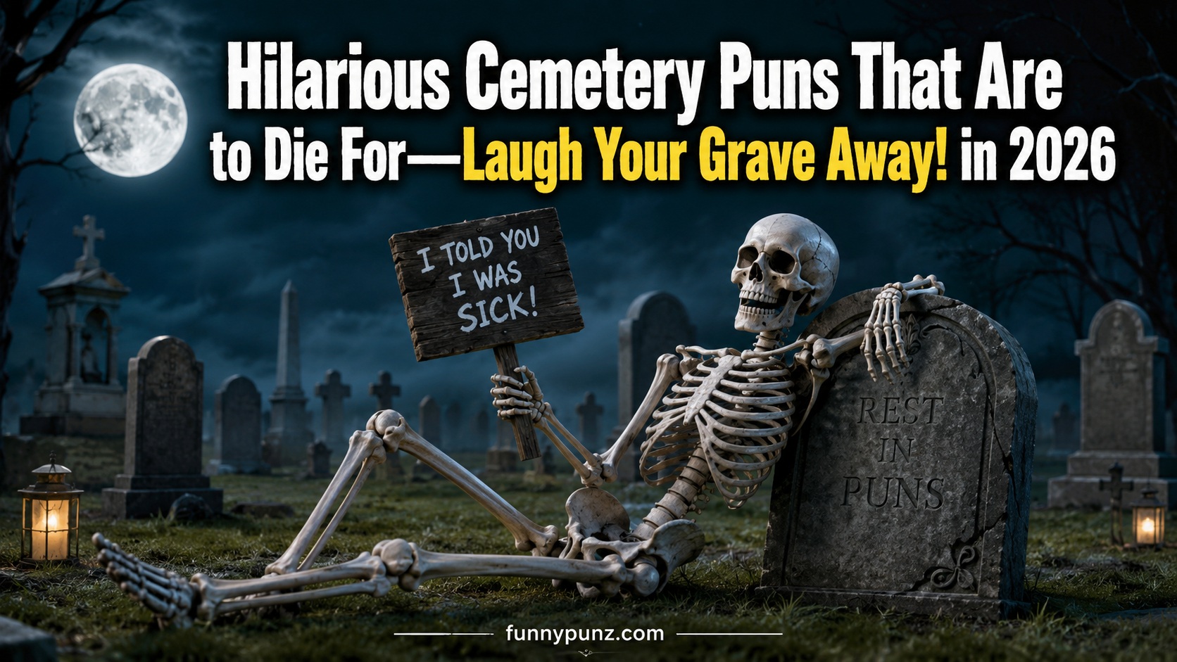 Hilarious Cemetery Puns