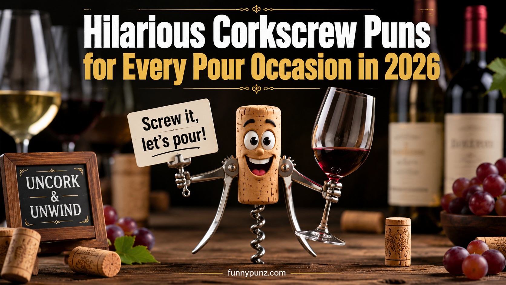 Hilarious Corkscrew Puns