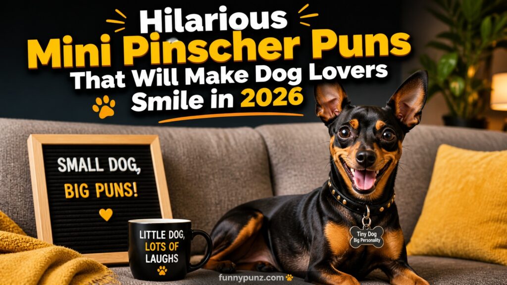 Hilarious Mini Pinscher Puns