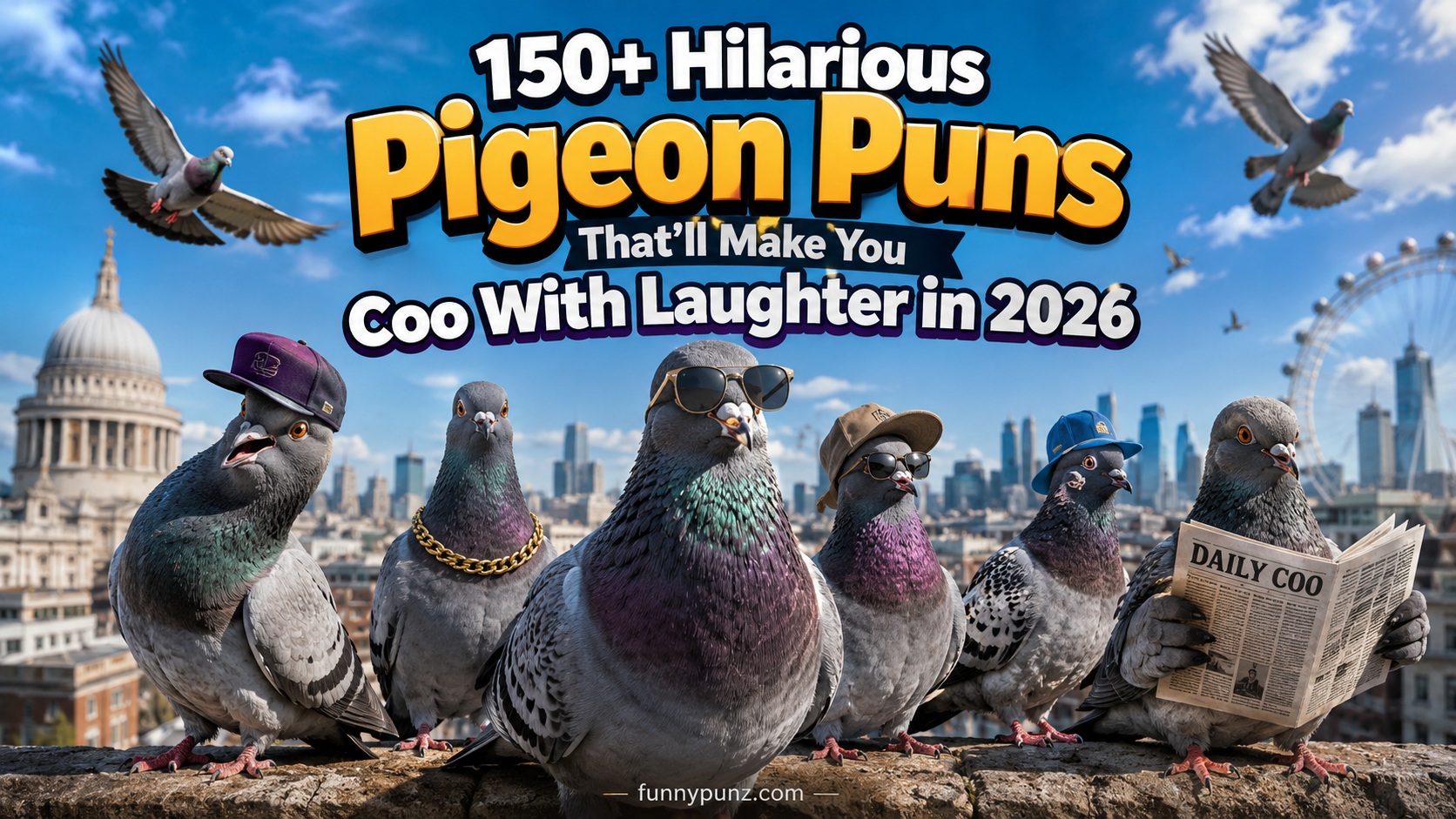 Hilarious Pigeon Puns