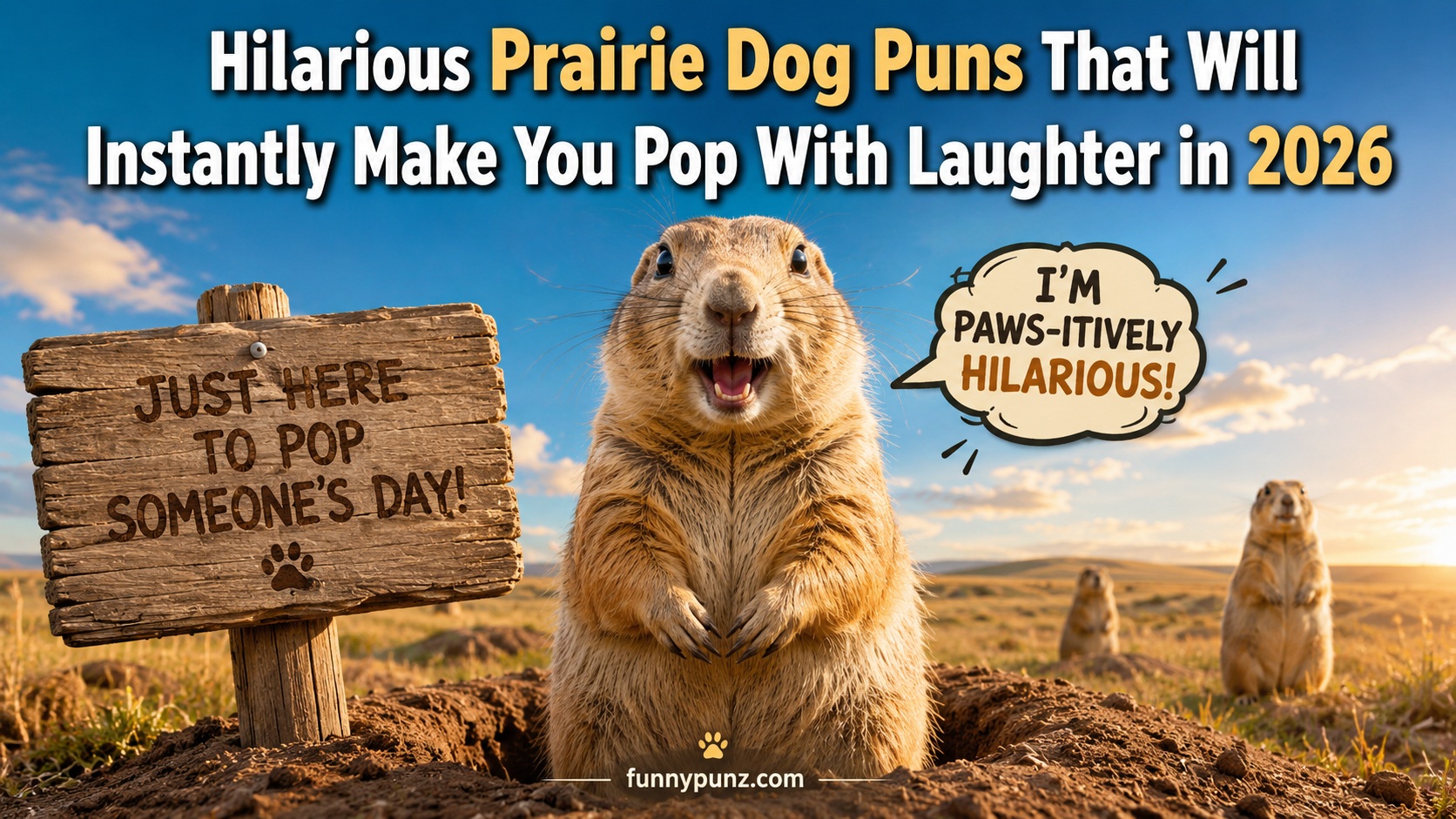 Hilarious Prairie Dog Puns