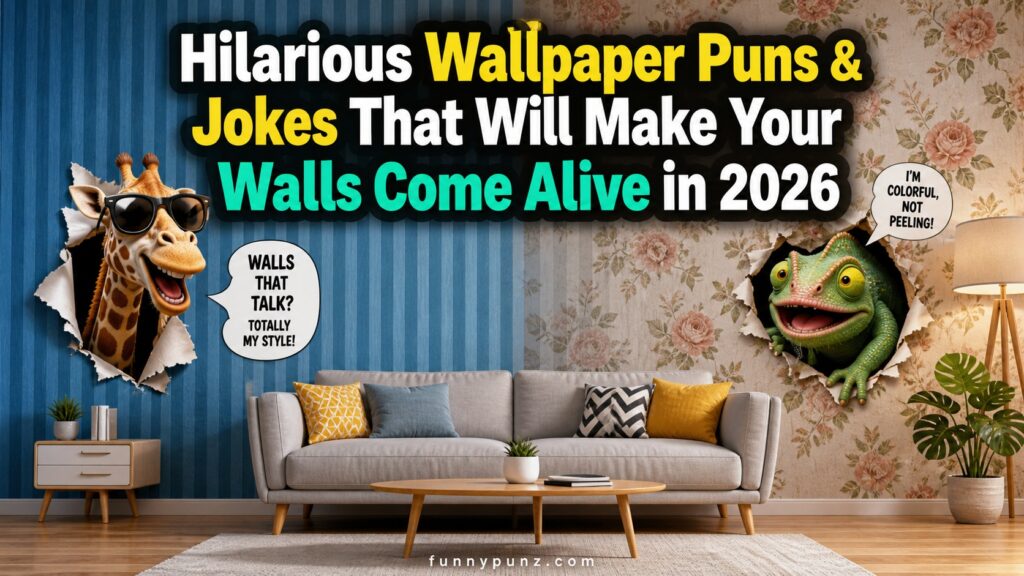 Hilarious Wallpaper Puns
