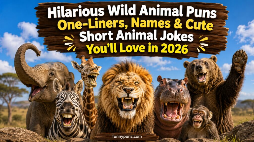 Hilarious Wild Animal Puns