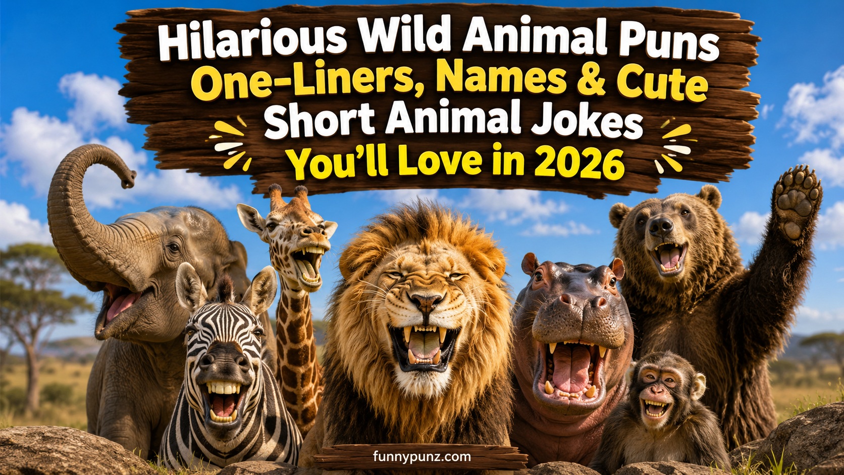 Hilarious Wild Animal Puns