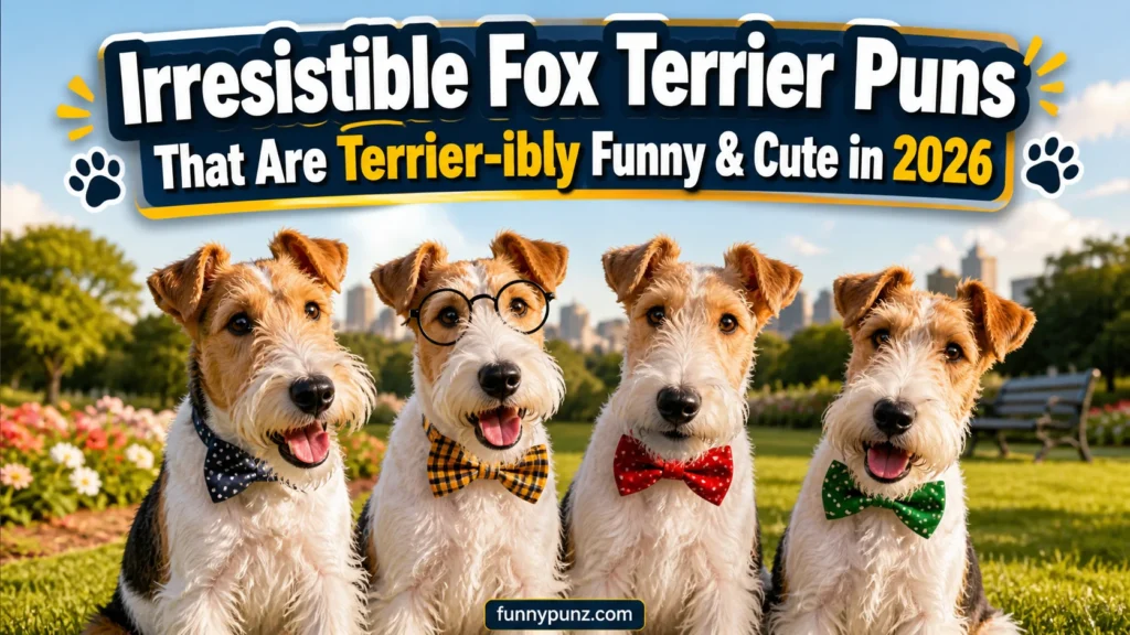 Irresistible Fox Terrier Puns