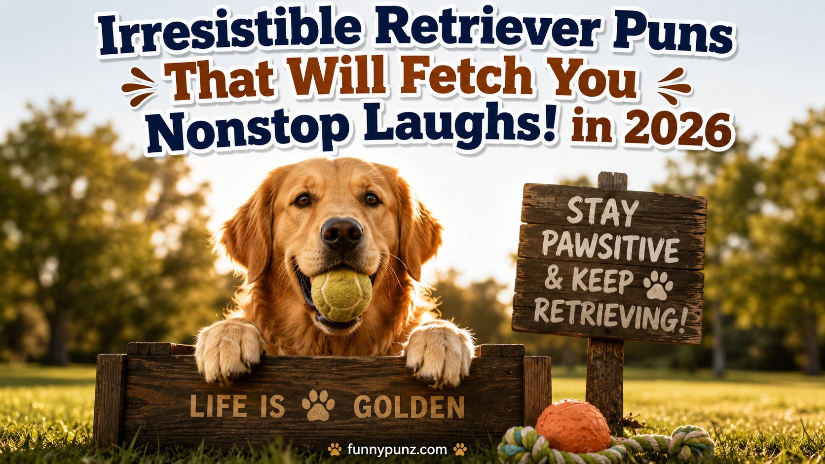 Irresistible Retriever Puns