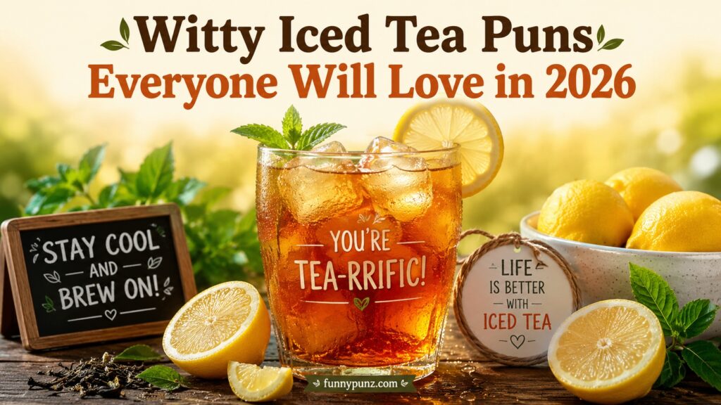 Witty Iced Tea Puns