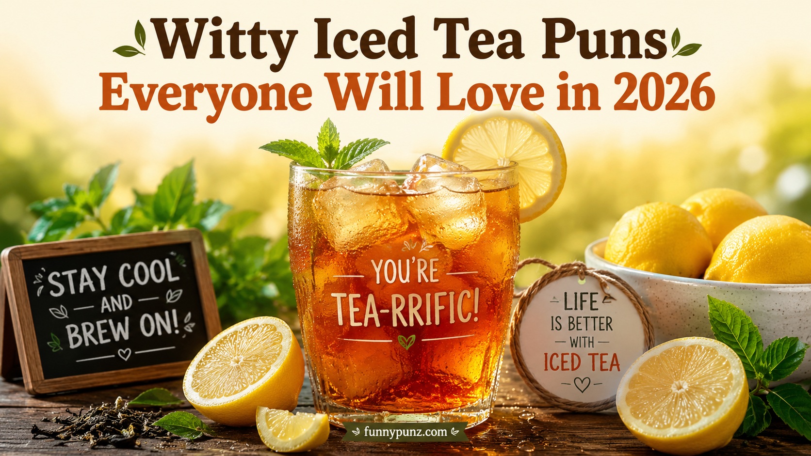 Witty Iced Tea Puns