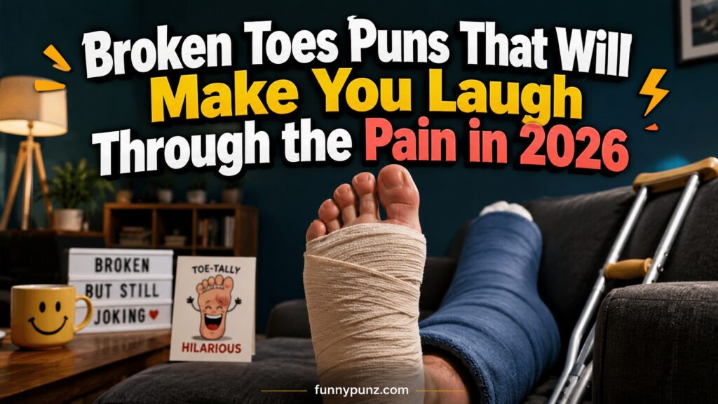 Broken Toes Puns