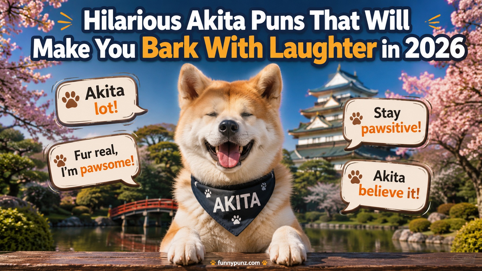 Hilarious Akita Puns
