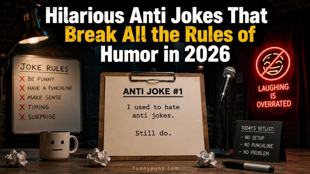 Hilarious Anti Jokes