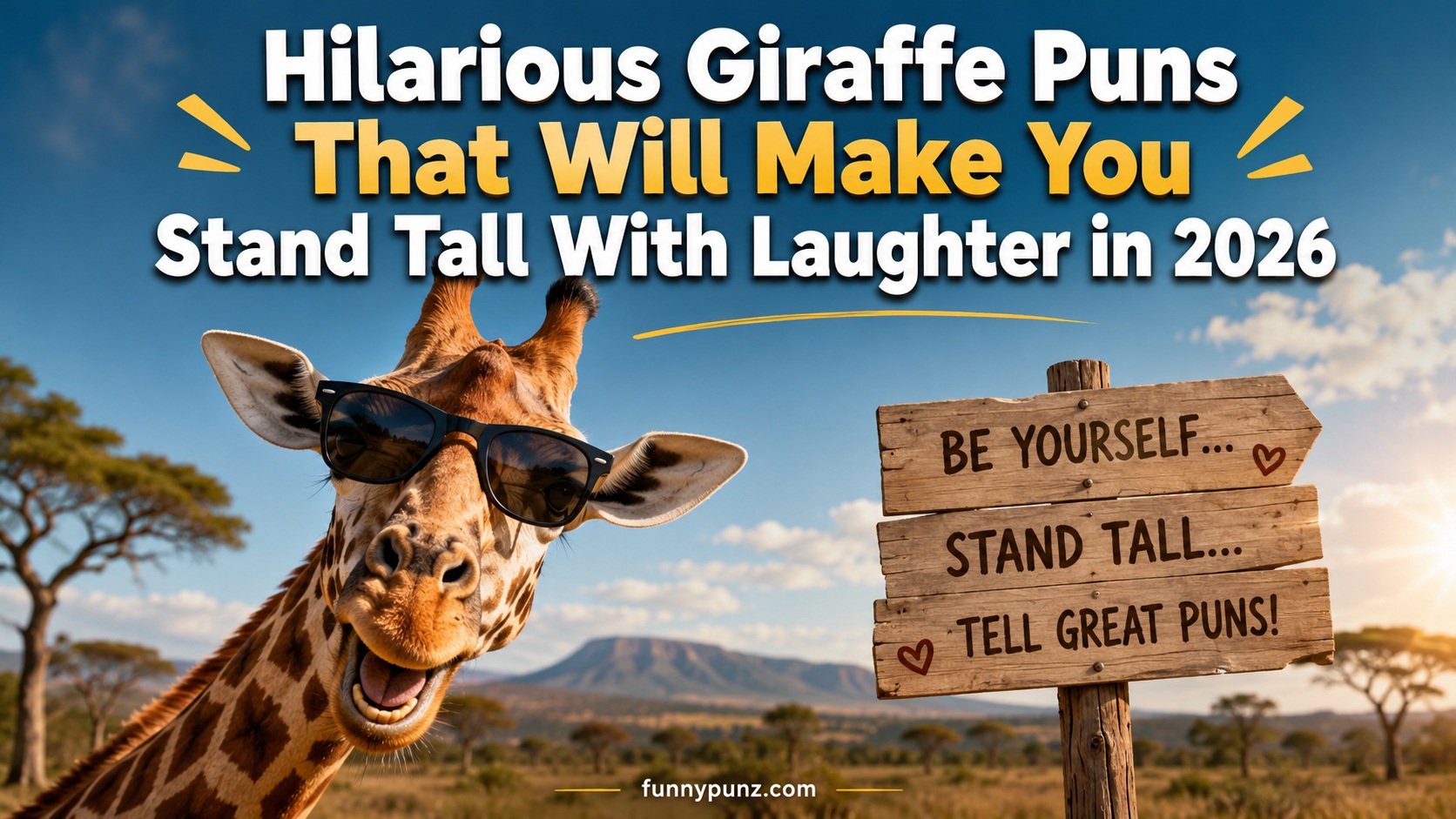 Hilarious Giraffe Puns
