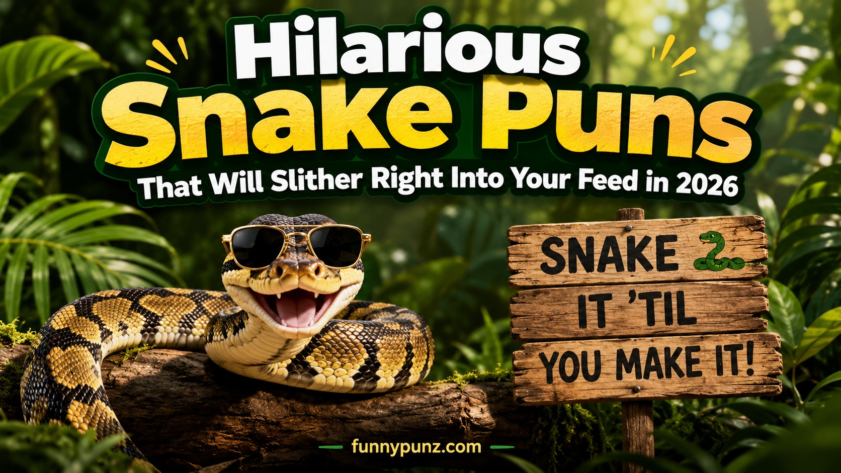 Hilarious Snake Puns