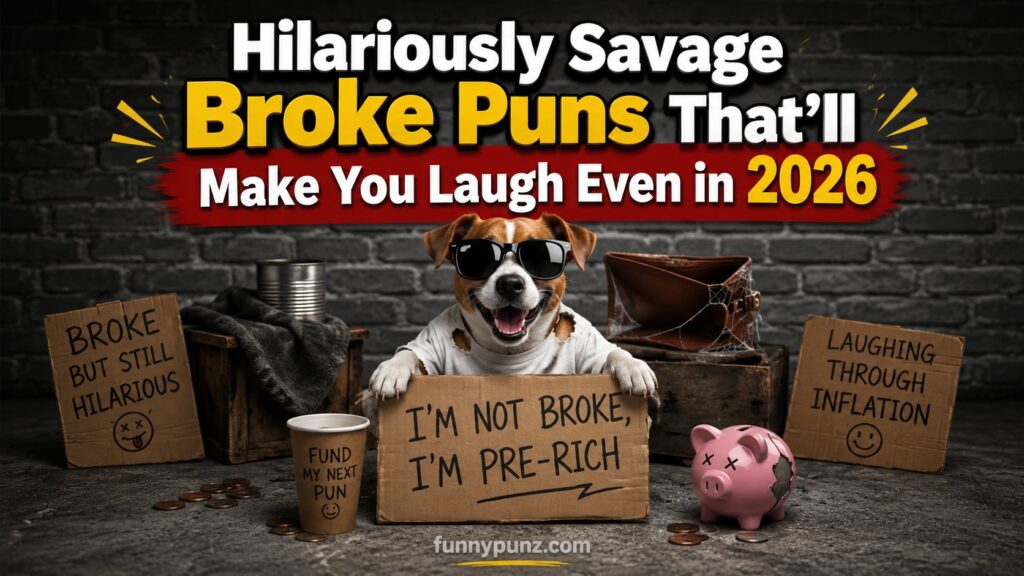 Hilariously Savage Broke Puns