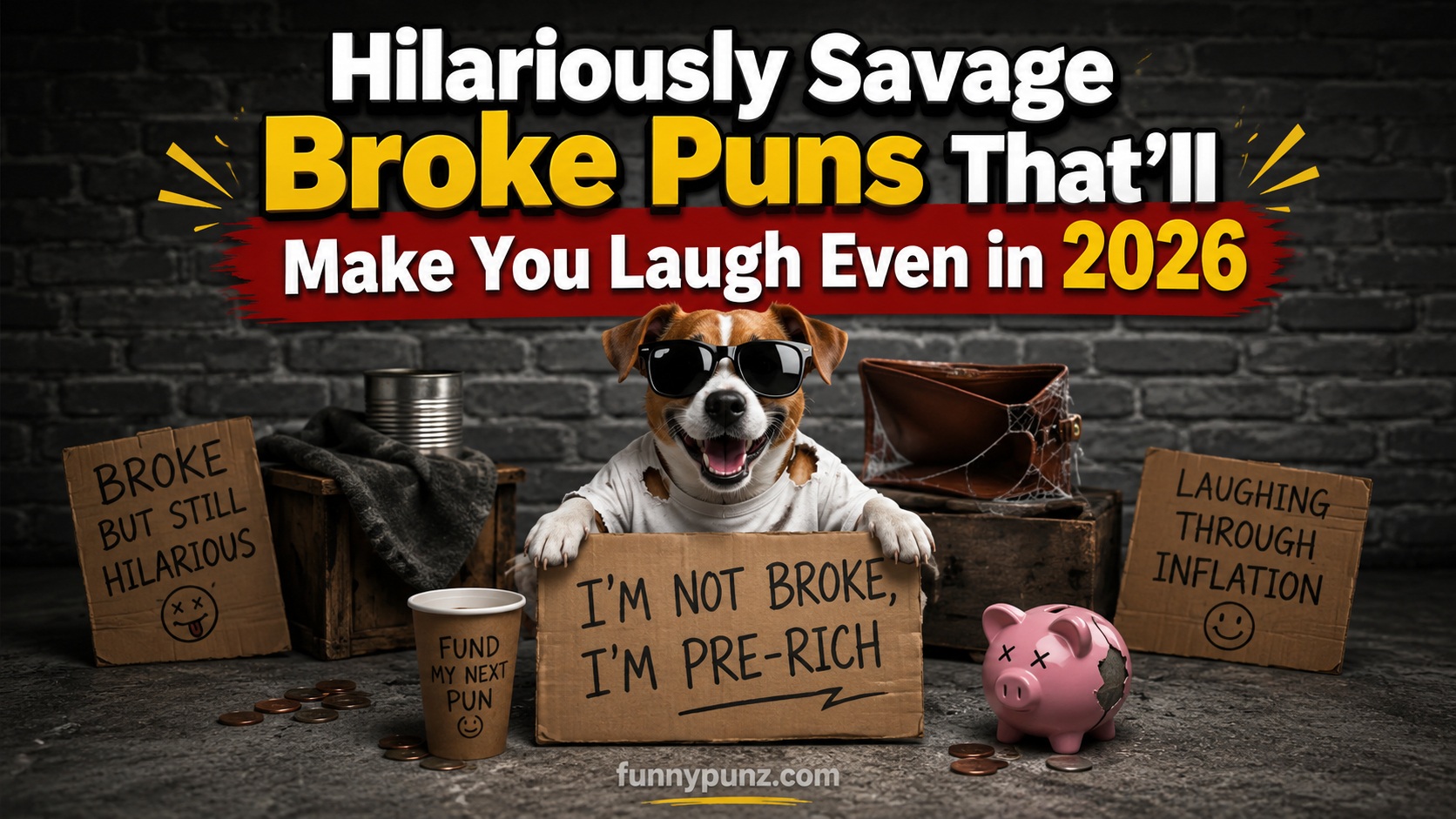 Hilariously Savage Broke Puns